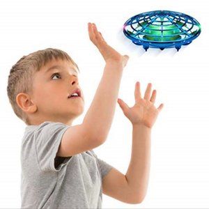New in Box Blue UFO Interactive Aircraft Toy, Rechargeable